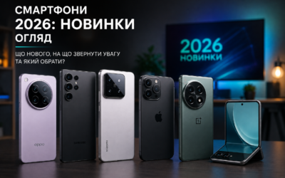 Нові смартфони 2026: огляд флагманів та інновацій