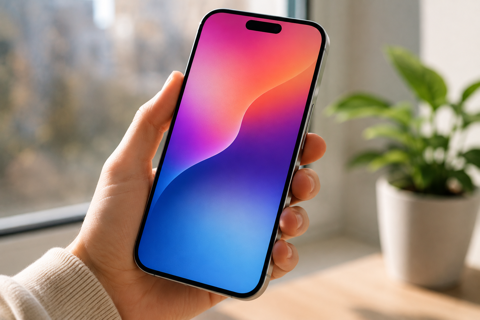 використання на екрані iphone Pro Max